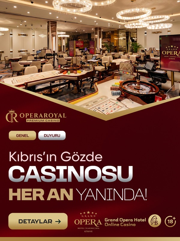 Kıbrıs'ın Gözde Casinosu — Grand Opera Hotel Girne güvencesi